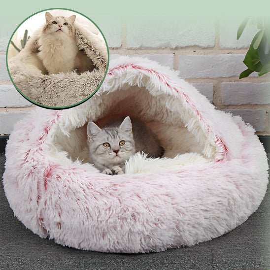 lit-pour-chat-rose | CozyCat™ - Royaume Des Chats