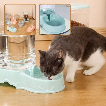 Gamelle-automatique-chat-abrevoir-bleu