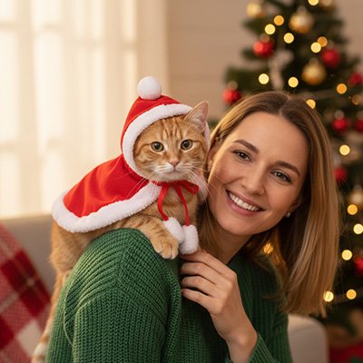 Déguisement pour Chat cape