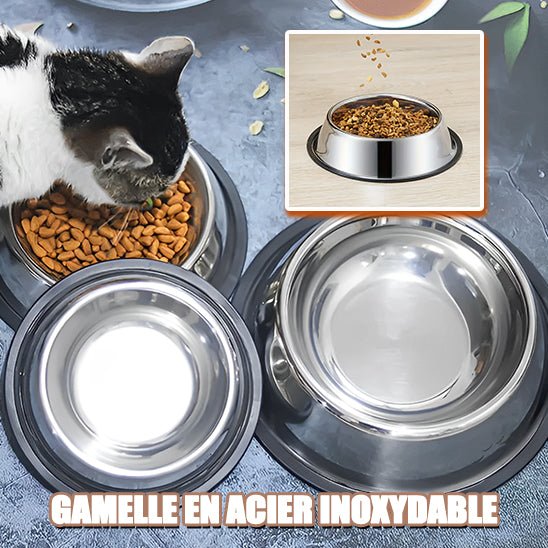 Gamelle Chat - Inox - Royaume Des Chats