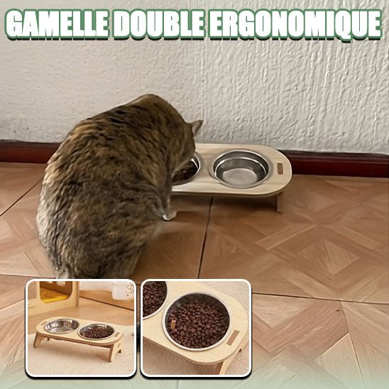 Gamelle chat | Royale Duo™ - Royaume Des Chats