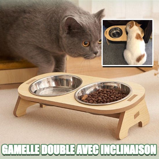 Gamelle chat | Royale Duo™ - Royaume Des Chats