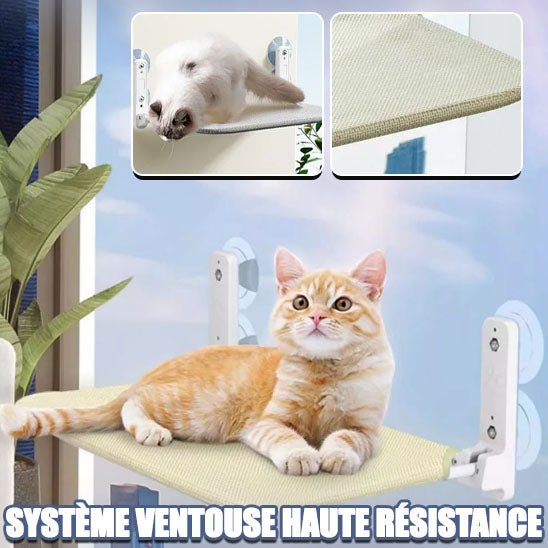 Hamac pour chat | CatNap™ pliable - Royaume Des Chats