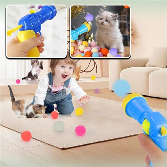 Jouet chat interactif | CatShooter™ - Royaume Des Chats