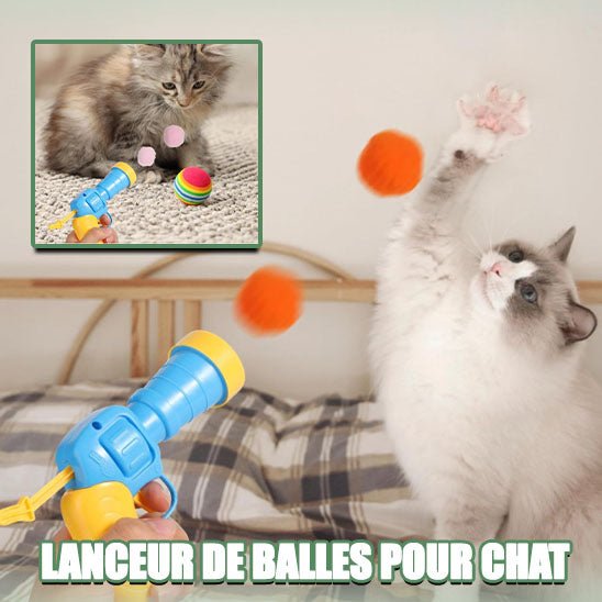 Jouet chat interactif | CatShooter™ - Royaume Des Chats