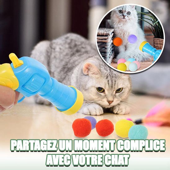 Jouet chat interactif | CatShooter™ - Royaume Des Chats