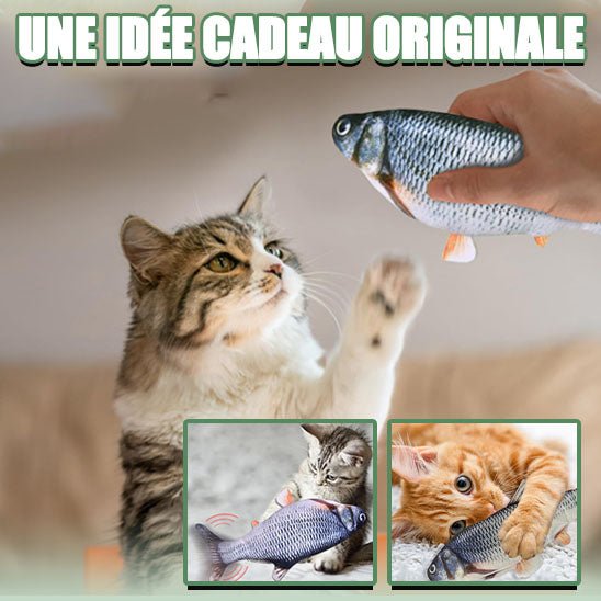 jouet poisson pour chat | FishyPlay™ - Royaume Des Chats