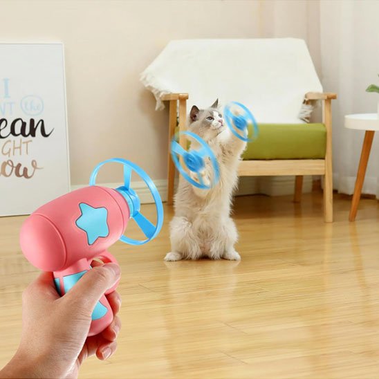 Jouet pour chat pistolet 