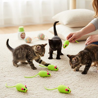 Jouet pour chat interactif