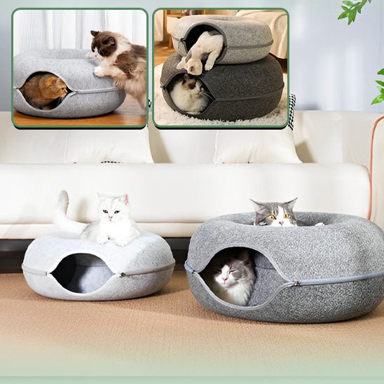 Lit pour chat | SoftDonut™ - Royaume Des Chats