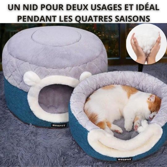 Panier pour chat - CosyCave™ - Royaume Des Chats