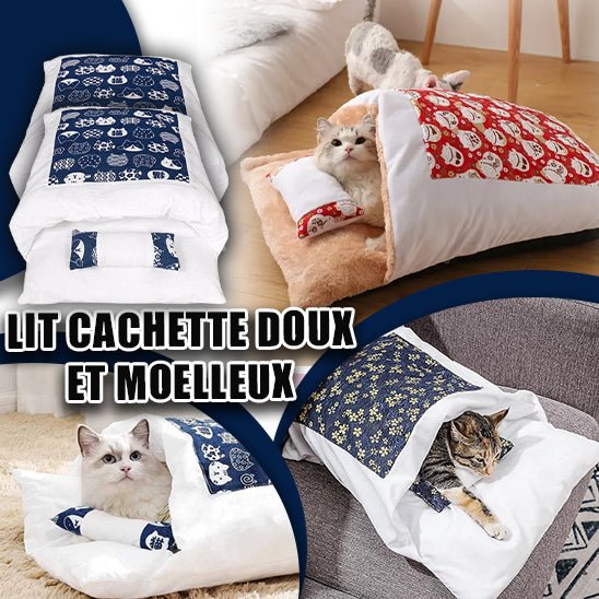 Sac de couchage pour chat | CozyCat™ - Royaume Des Chats